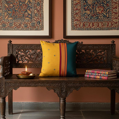 Traditional Khan Pillow Cover